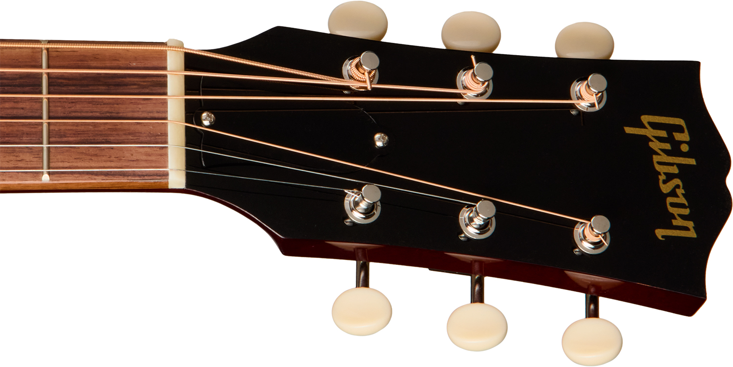 Gibson Lg2 50s Original (baggs Hifi Dna) Concert Epicea Acajou Rw - Antique Natural - Guitare Folk - Variation 4