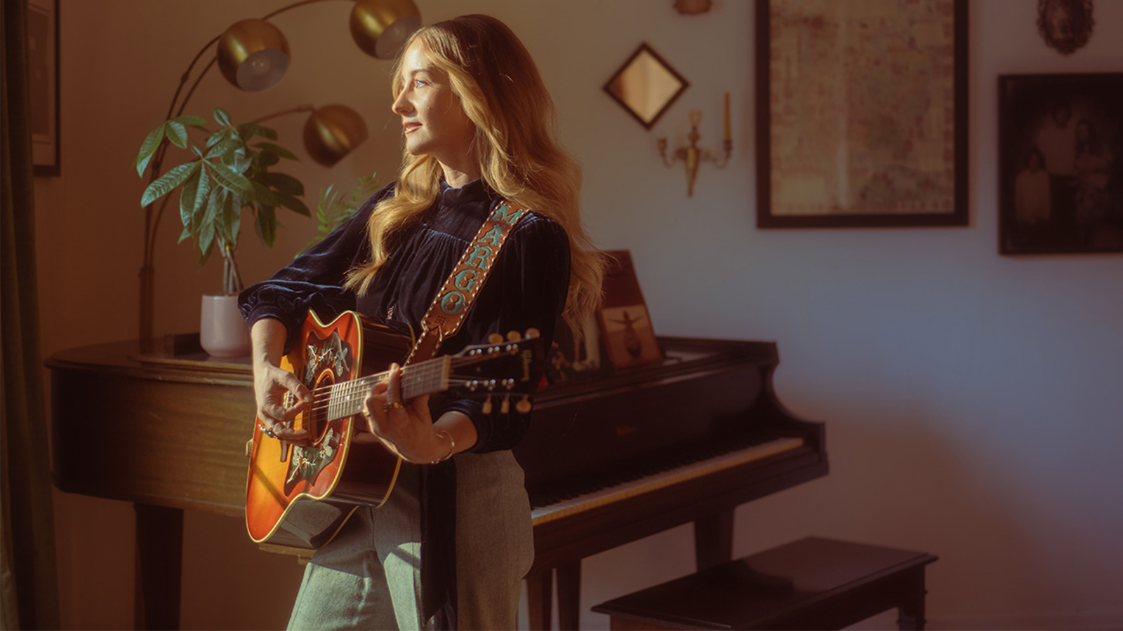 Gibson Margo Price J45 Signature Dreadnought Epicea Acajou Rw - Heritage Cherry Sunburst - Guitare Folk - Variation 5