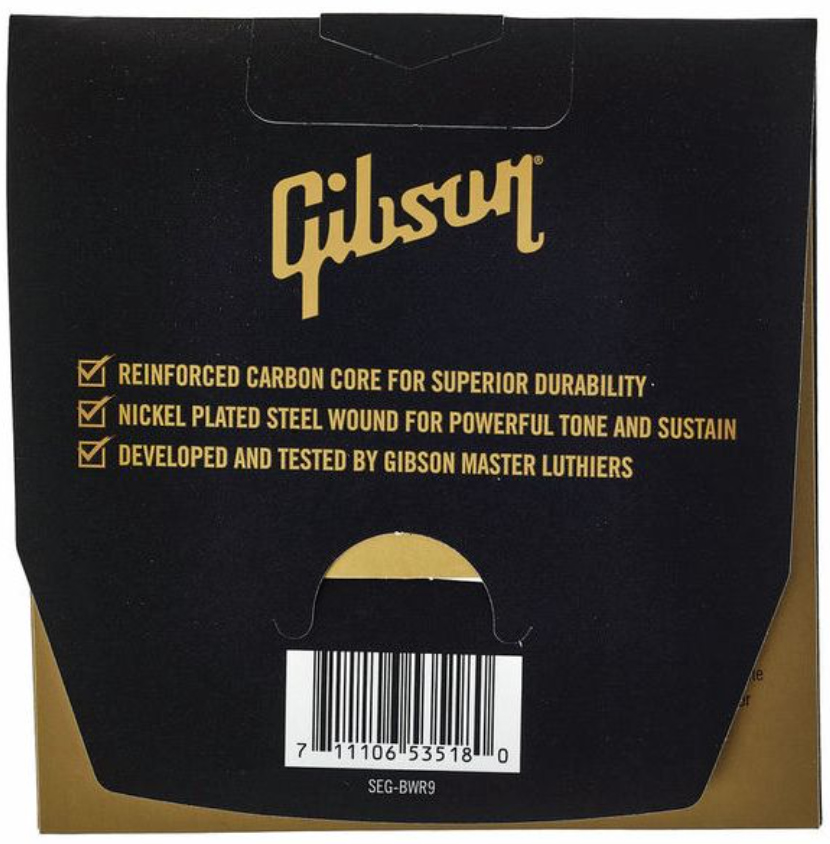 Gibson Seg-bwr10 Brite Wire Reinforced Nps Electric Guitar Light 6c 10-46 - Cordes Guitare Électrique - Variation 1