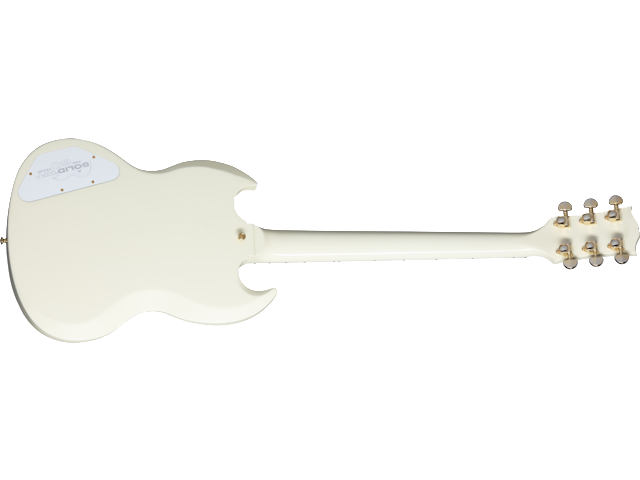 Gibson Sg Les Paul Custom 1961 60th Anniversary 3h Trem Eb - Vos Aged Polaris White - Guitare Électrique Double Cut - Variation 1