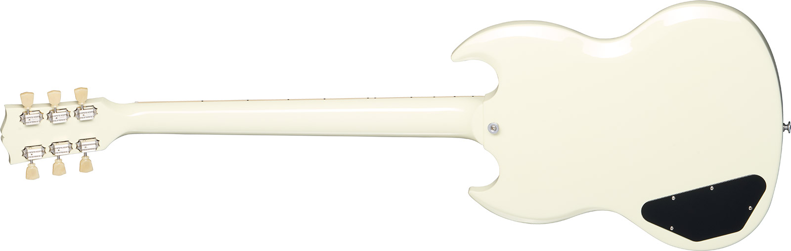 Gibson Sg Standard 1961 Custom Color 2h Ht Rw - Classic White - Guitare Électrique Double Cut - Variation 1