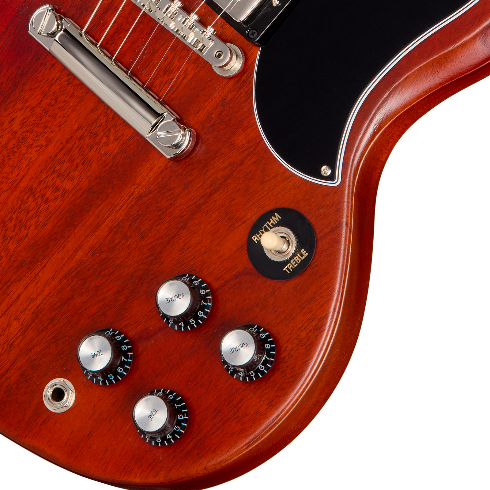 Gibson Sg Standard 1961 Original 2h Ht Rw - Faded Vintage Cherry Satin - Guitare Électrique Double Cut - Variation 3