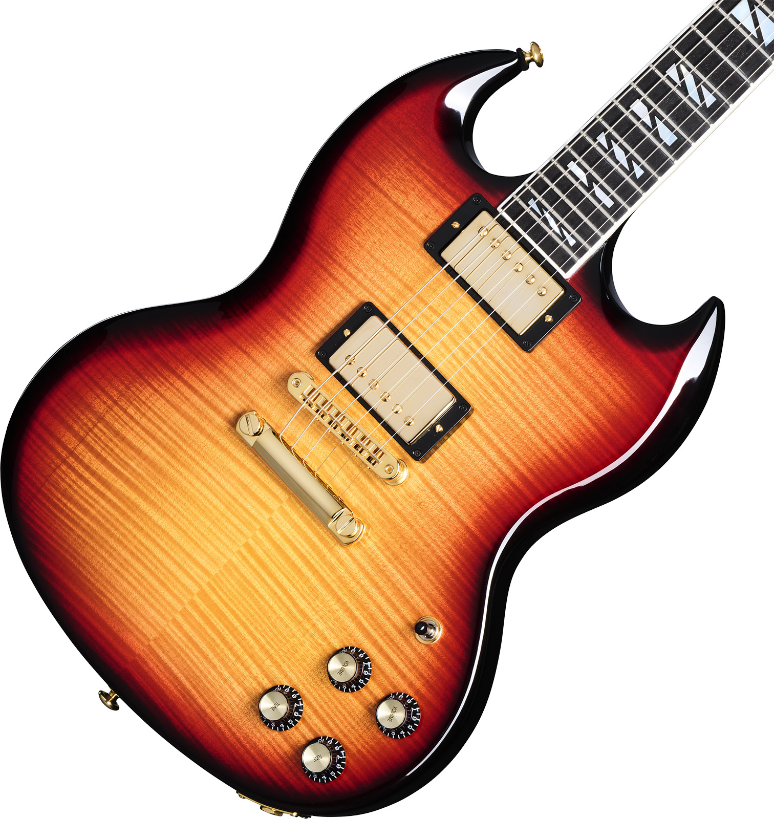 Gibson Sg Supreme Usa 2h Ht Rw - Fireburst - Guitare Électrique Double Cut - Variation 3