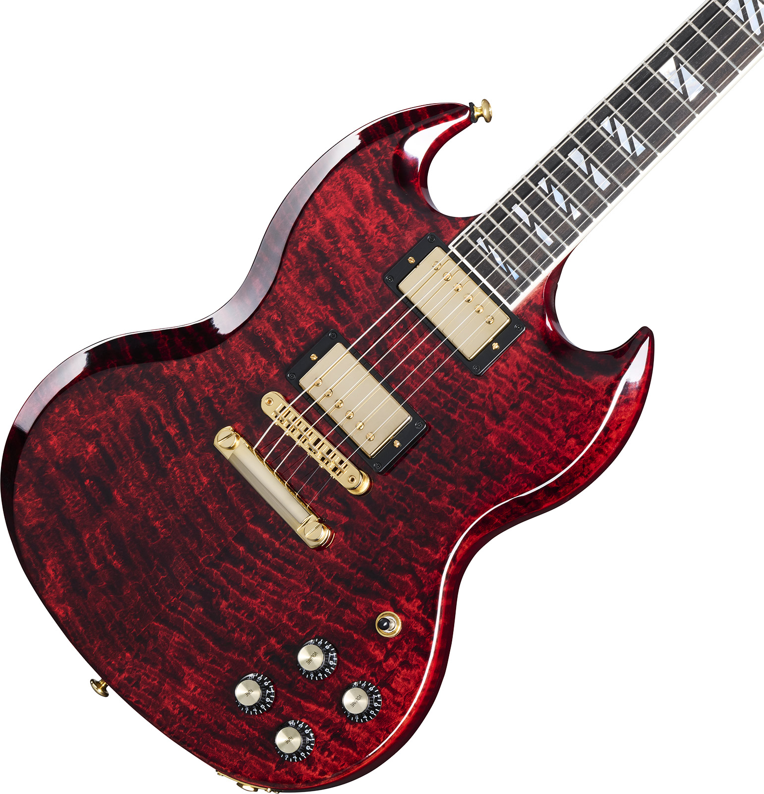 Gibson Sg Supreme Usa 2h Ht Rw - Wine Red - Guitare Électrique Double Cut - Variation 3
