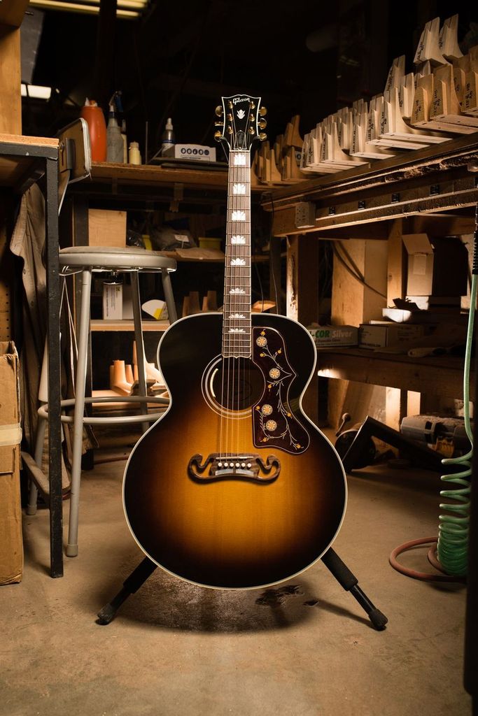 Gibson Sj-200 Original 2020 Super Jumbo Epicea Erable Rw - Vintage Sunburst - Guitare Electro Acoustique - Variation 3