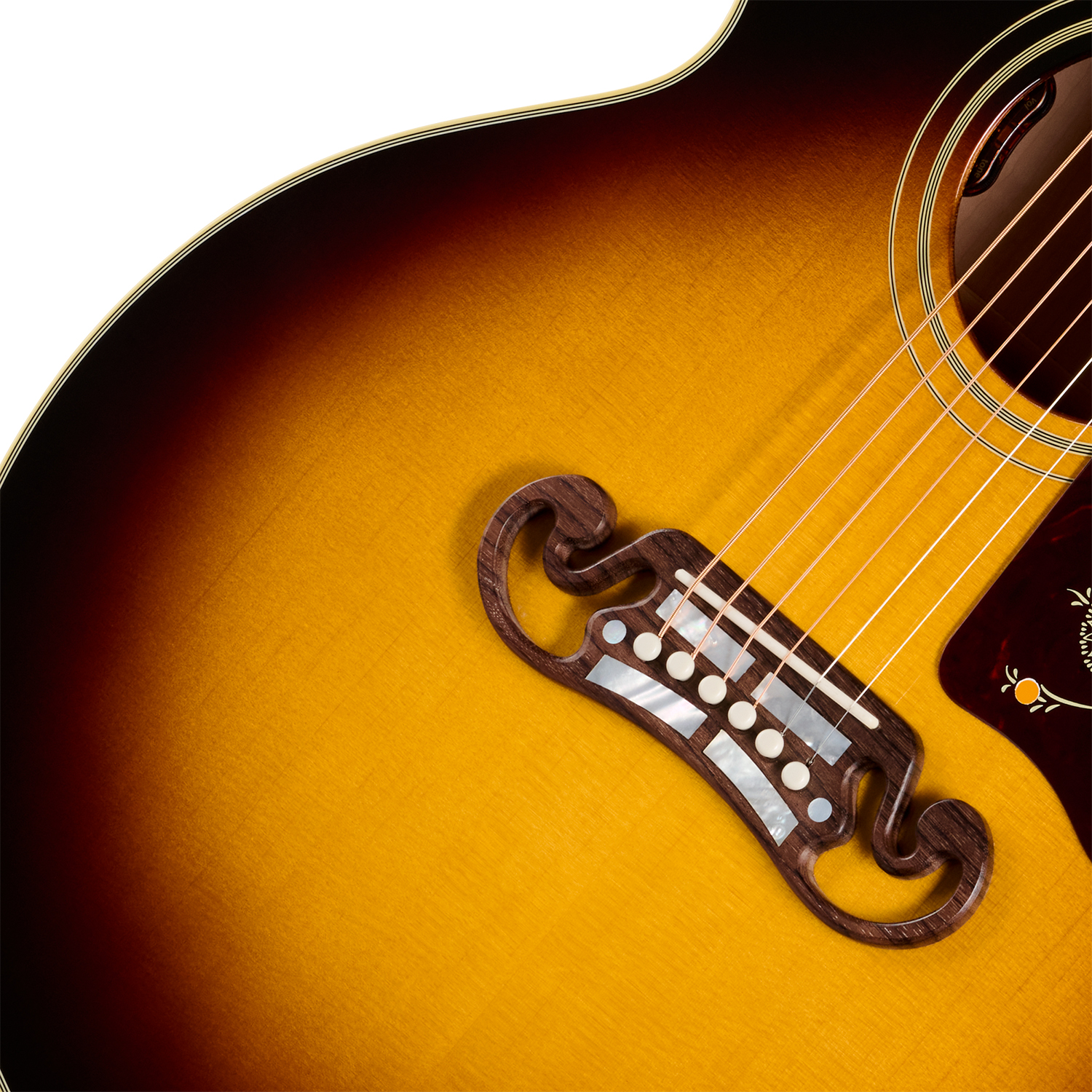 Gibson Sj200 Original (baggs Hifi Dna) Jumbo Epicea Erable Rw - Vintage Sunburst - Guitare Folk - Variation 3