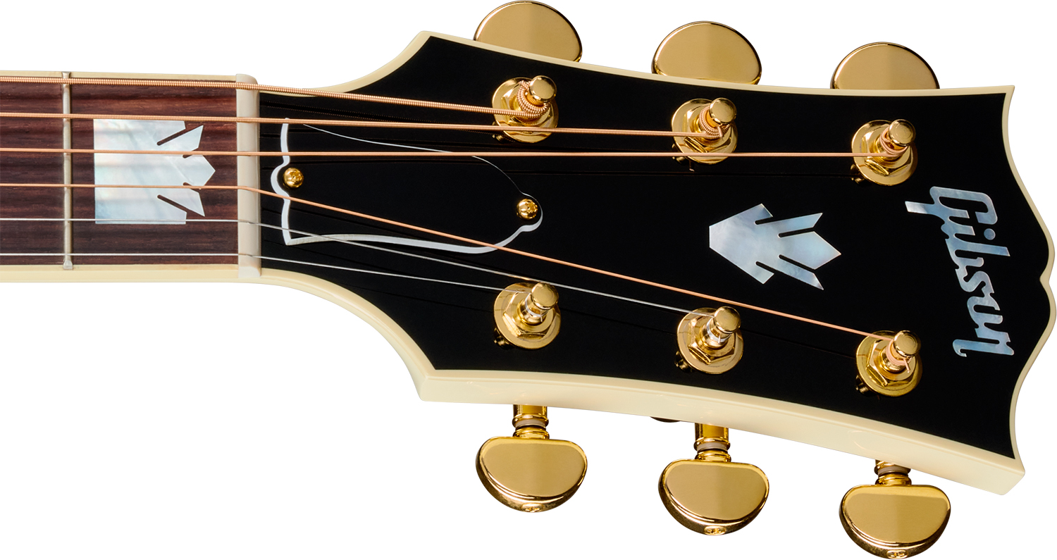 Gibson Sj200 Standard (baggs Hifi Dna) Jumbo 2026 Epicea Erable Rw - Classic White - Guitare Folk - Variation 2
