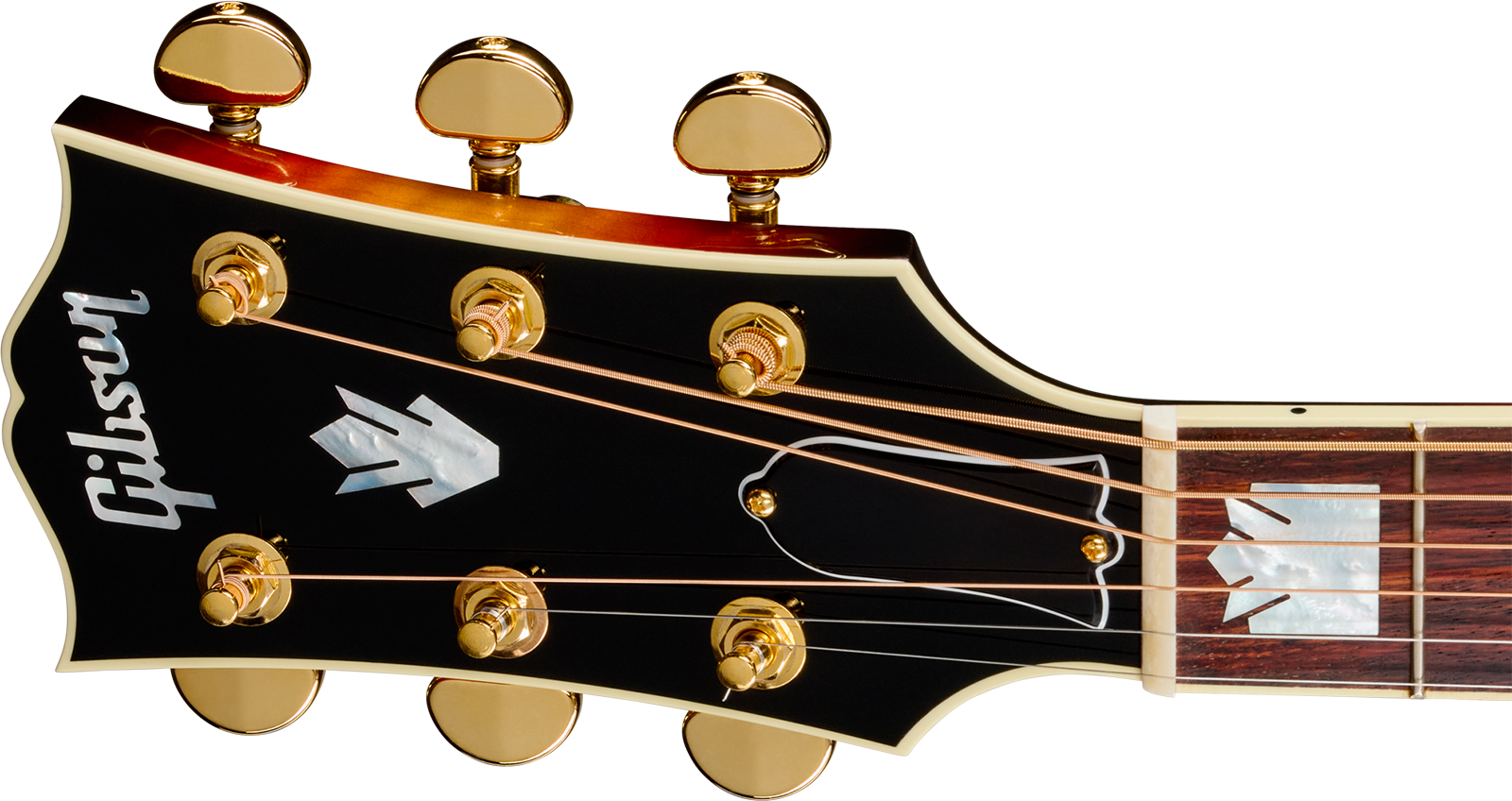 Gibson Sj200 Standard Maple Lh (baggs Hifi Dna) Jumbo Gaucher Epicea Erable Rw - Tri Burst - Guitare Folk - Variation 5