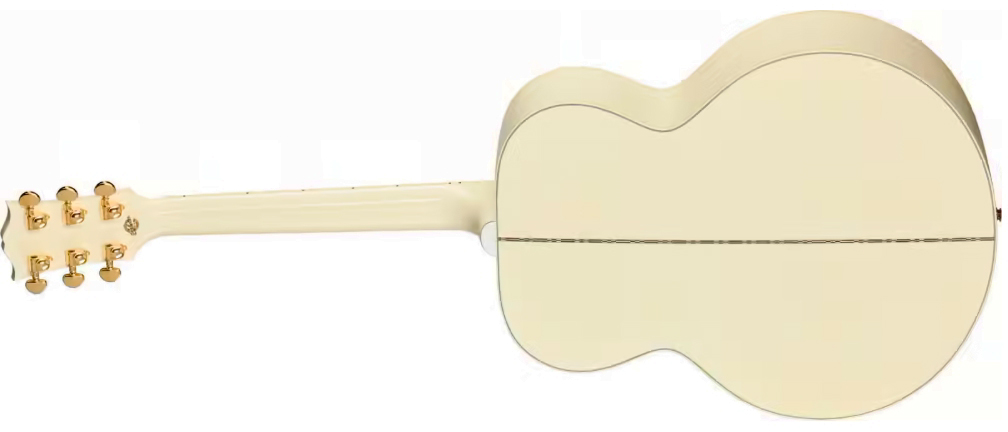 Gibson Sj200 Standard Modern Jumbo Epicea Erable Rw - Classic White - Guitare Folk - Variation 1