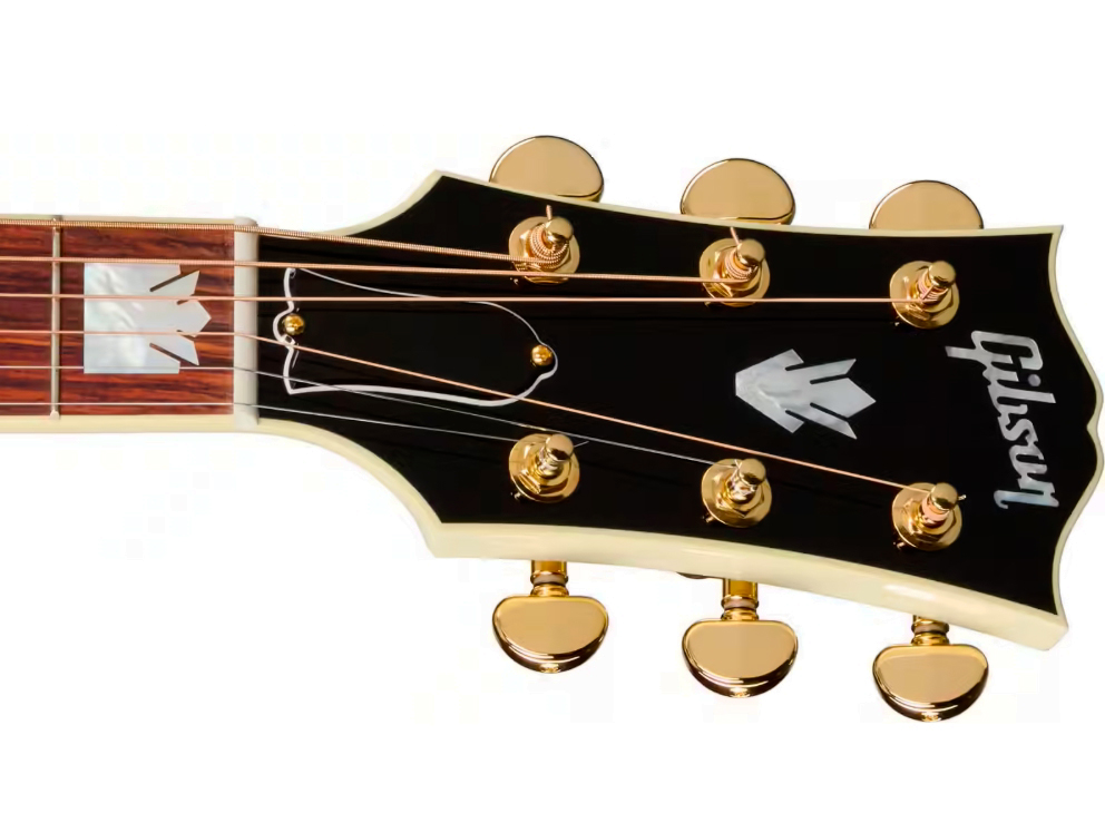 Gibson Sj200 Standard Modern Jumbo Epicea Erable Rw - Classic White - Guitare Folk - Variation 5