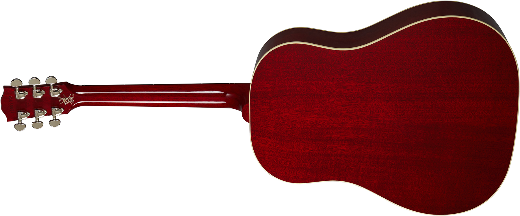 Gibson Slash J-45 2020 Signature Epicea Acajou Rw - Vermillion Burst - Guitare Electro Acoustique - Variation 1