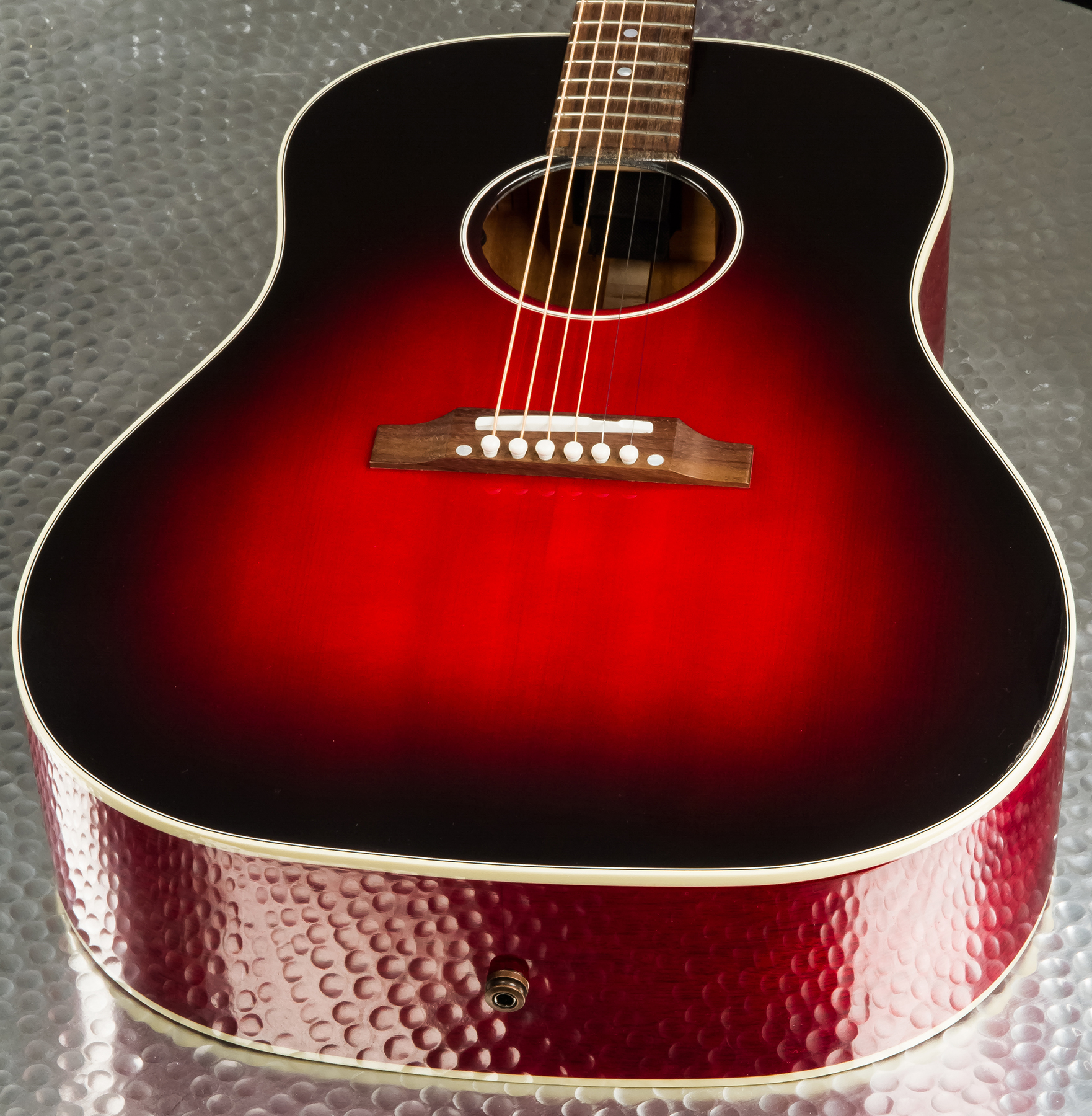 Gibson Slash J-45 2020 Signature Epicea Acajou Rw - Vermillion Burst - Guitare Electro Acoustique - Variation 3