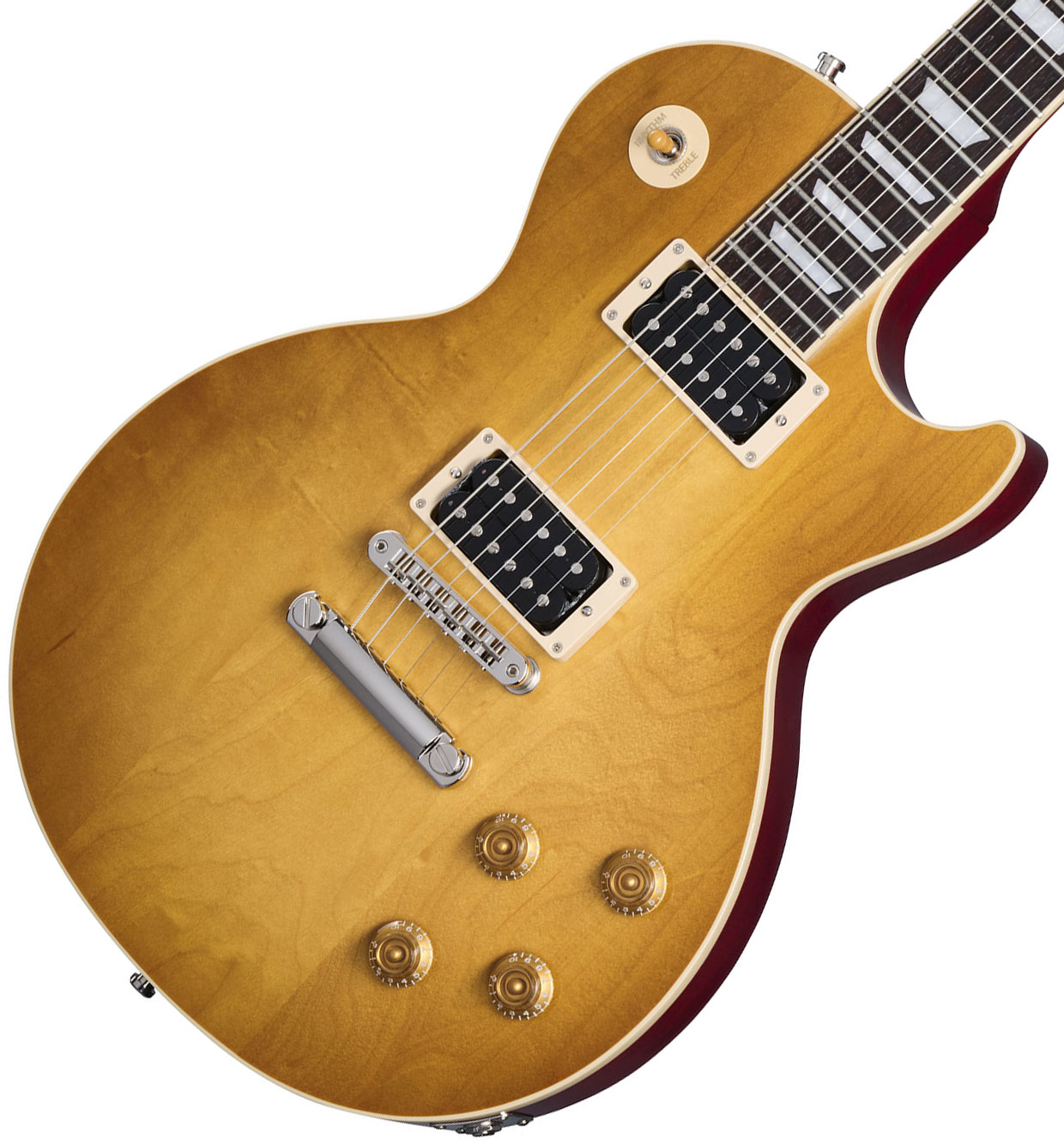 Gibson Slash Les Paul Standard Jessica Signature 2h Ht Rw - Honey Burst With Red Back - Guitare Électrique Single Cut - Variation 4