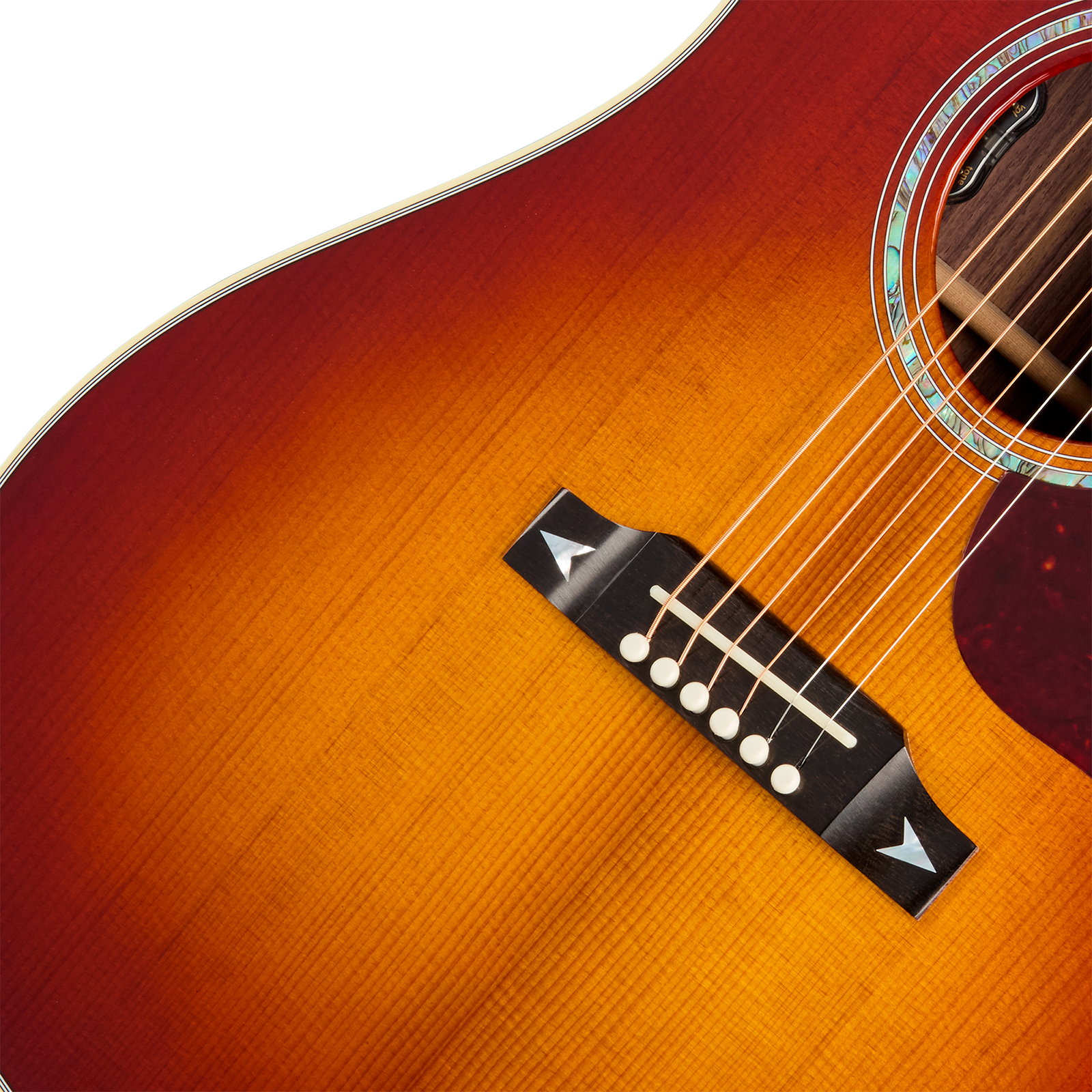 Gibson Songwriter Recording Artist (baggs Hifi Dna) Dreadnought Cw Epicea Palissandre Eb - Rosewood Burst - Guitare Folk - Variation 3