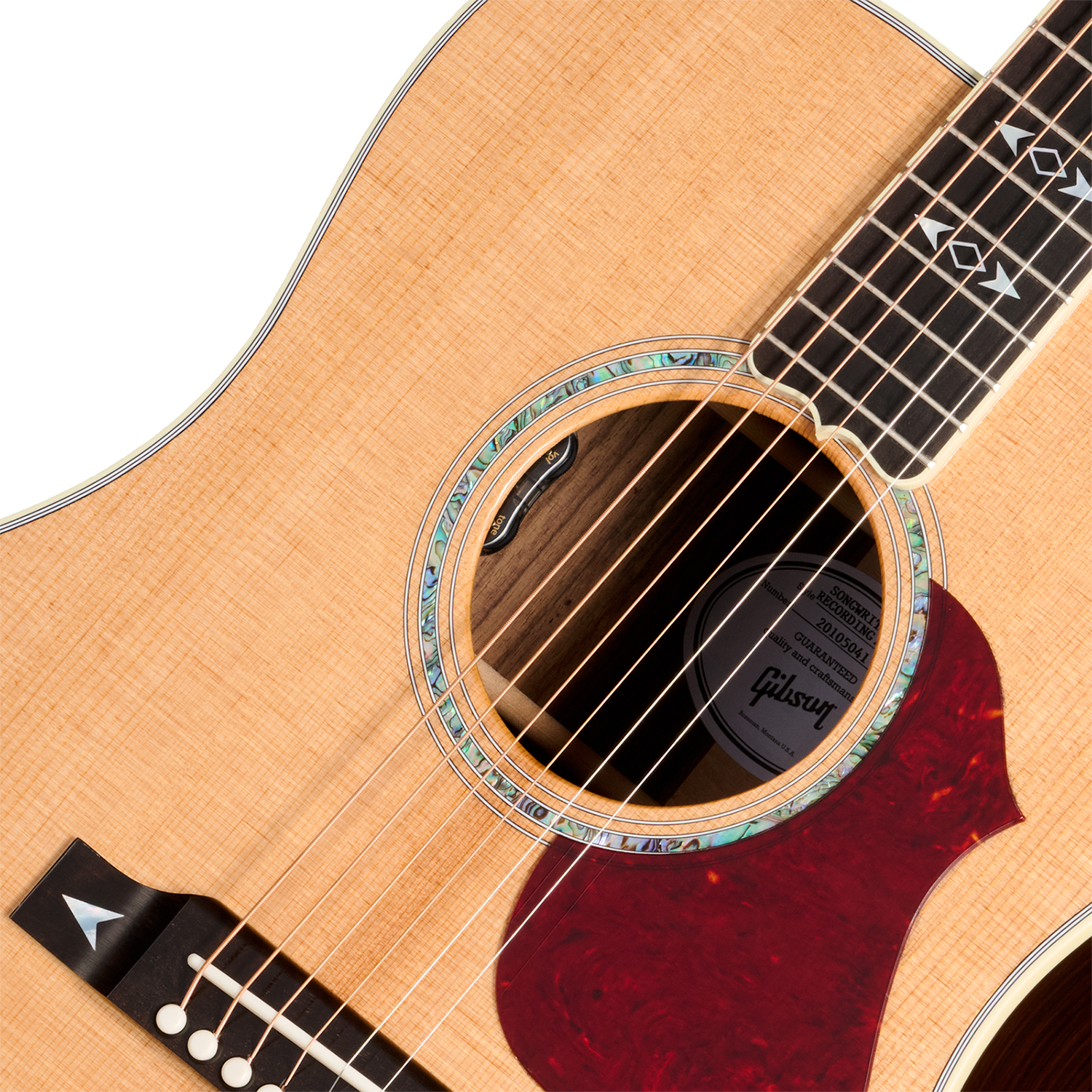 Gibson Songwriter Recording Artist (baggs Hifi Dna) Dreadnought Epicea Palissandre Eb - Natural - Guitare Folk - Variation 2