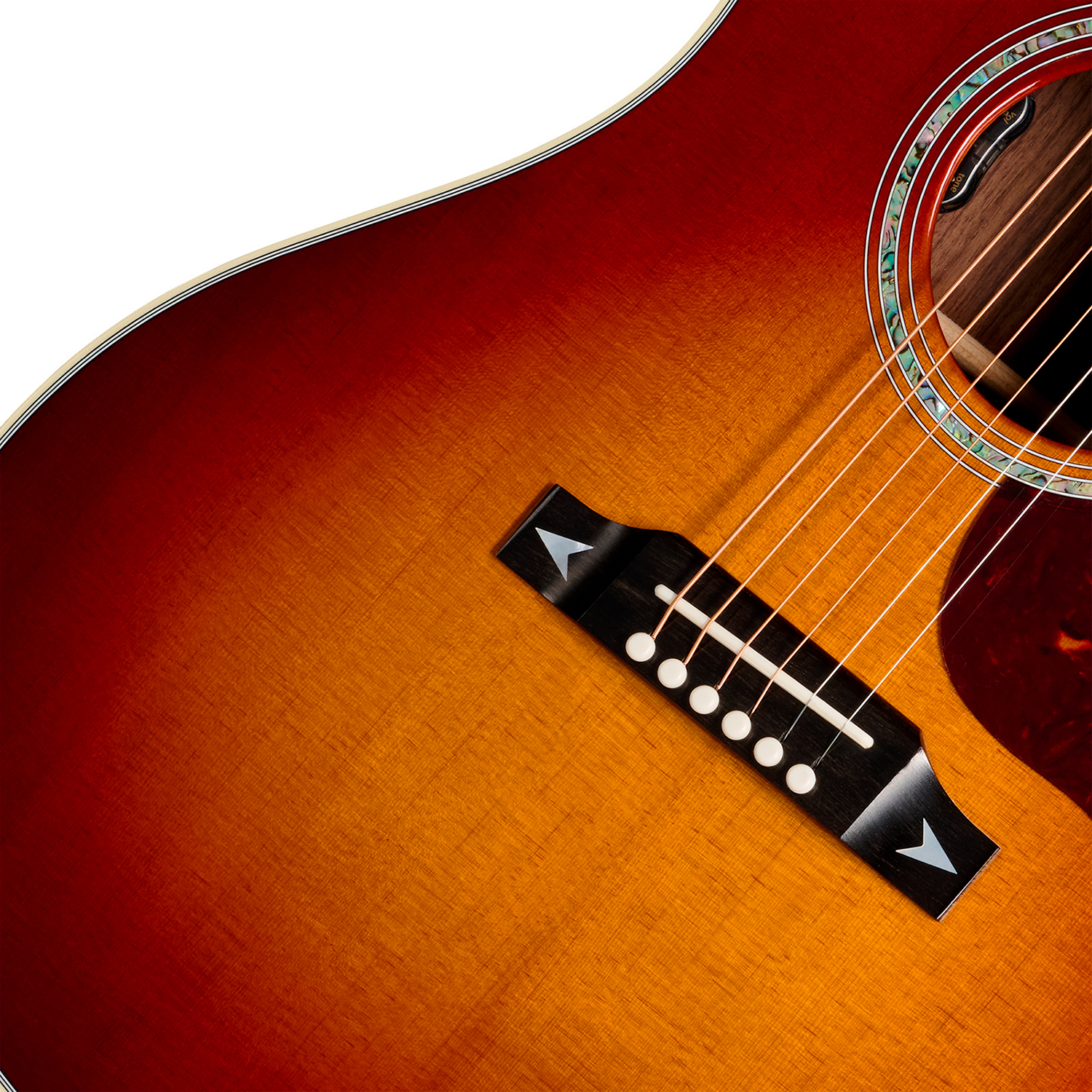 Gibson Songwriter Recording Artist Dreadnought Epicea Palissandre Rw - Rosewood Burst - Guitare Folk - Variation 3