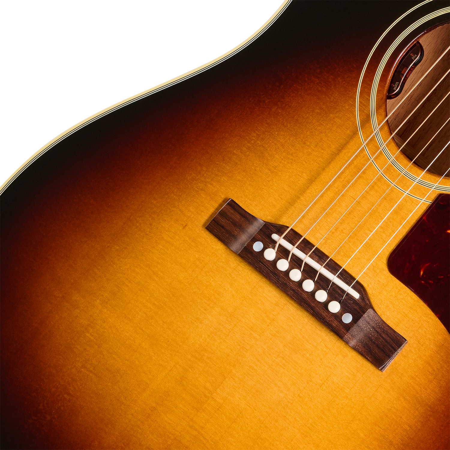 Gibson Southern Jumbo Original (baggs Hifi Dna) Dreadnought Epicea Acajou Rw - Vintage Sunburst - Guitare Folk - Variation 3