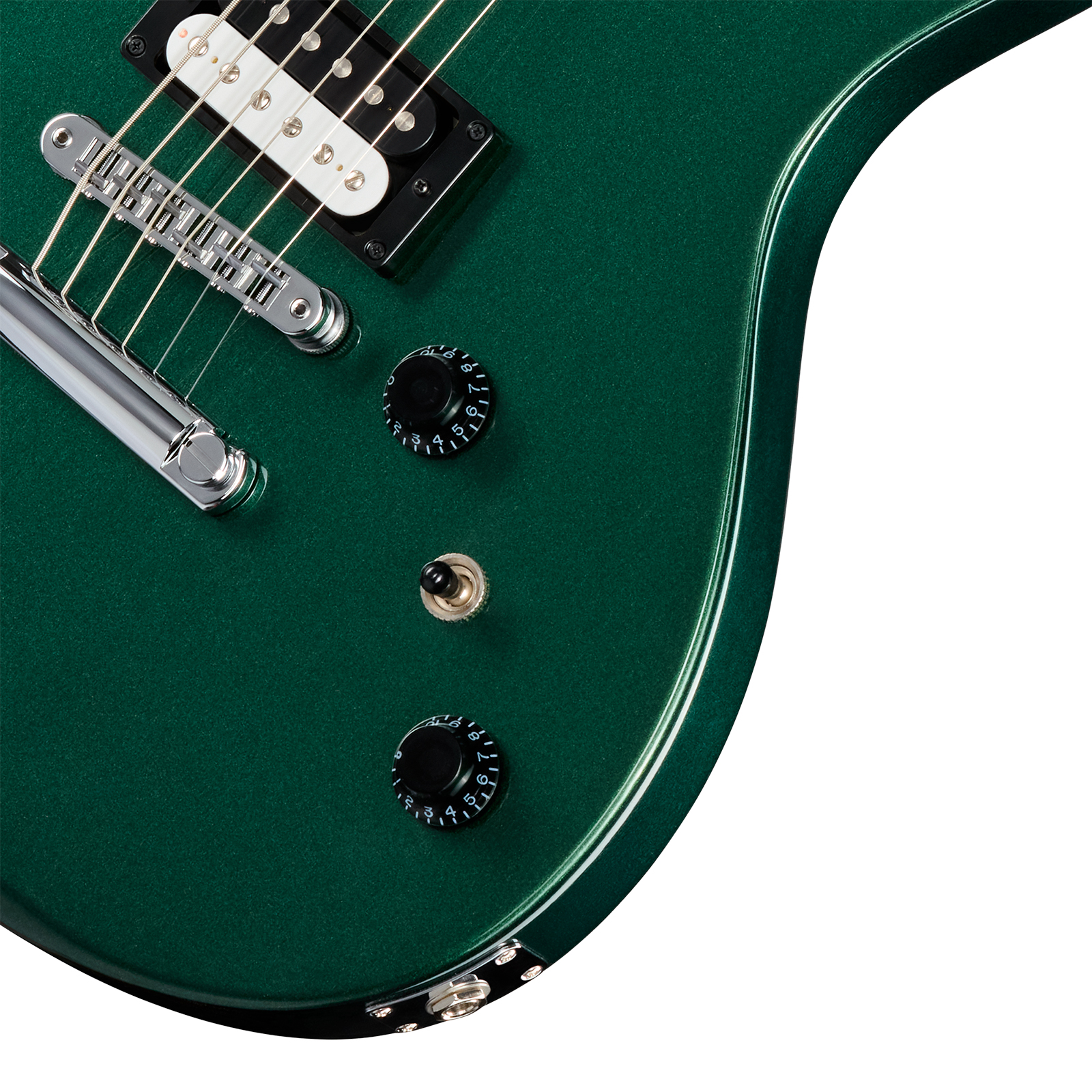 Gibson Victory Baritone Usa 2h Ht Eb - British Racing Green - Guitare Électrique Baryton - Variation 3