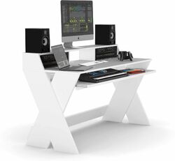 Station de travail studio Glorious Sound Desk Pro Blanc