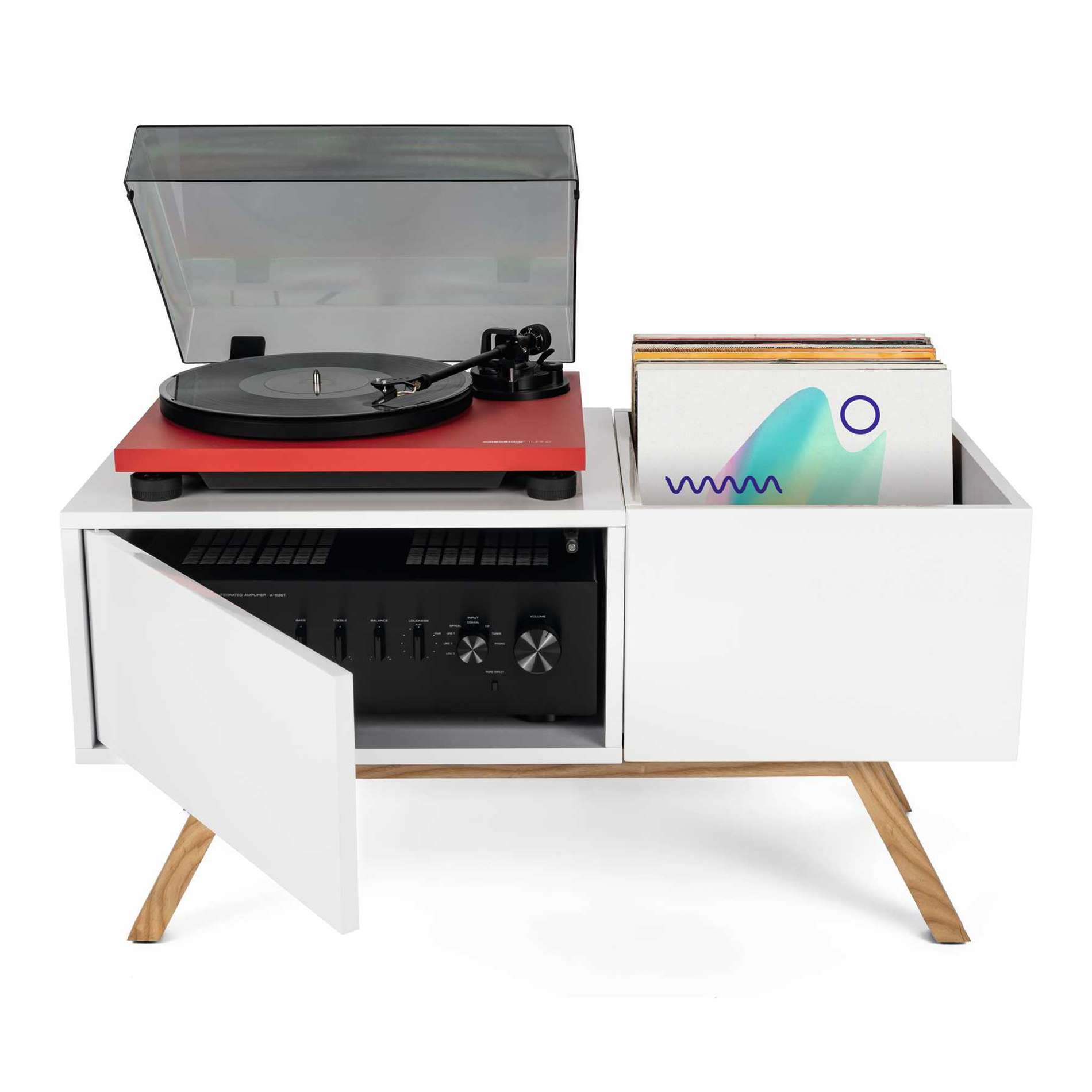 Glorious Turntable Lowboard - Mobilier Rangement Dj - Variation 2