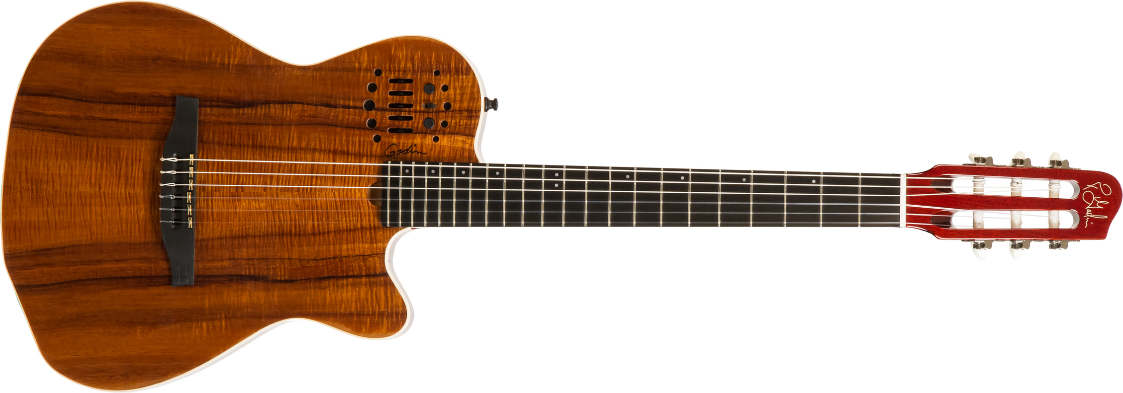 Godin Multiac Nylon Acs Koa Extreme +housse - Natural Hg - Guitare Classique Format 4/4 - Main picture