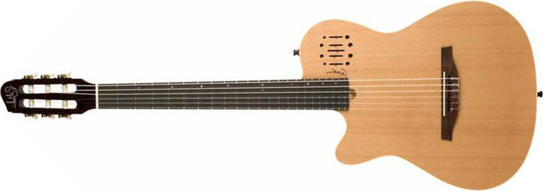 Godin Multiac Nylon Encore Lh Gaucher +housse - Natural - Guitare Classique Format 4/4 - Main picture