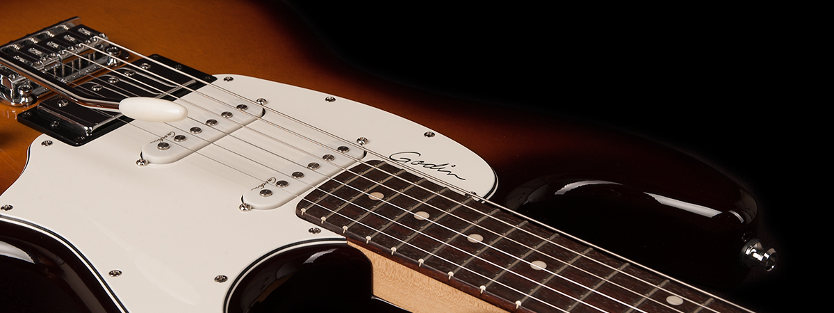 Godin Double Cutaway Session Rw - Vintage Burst Hg - Guitare Électrique Forme Str - Variation 3