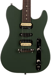 Guitare électrique forme tel Godin Radium - Matte green