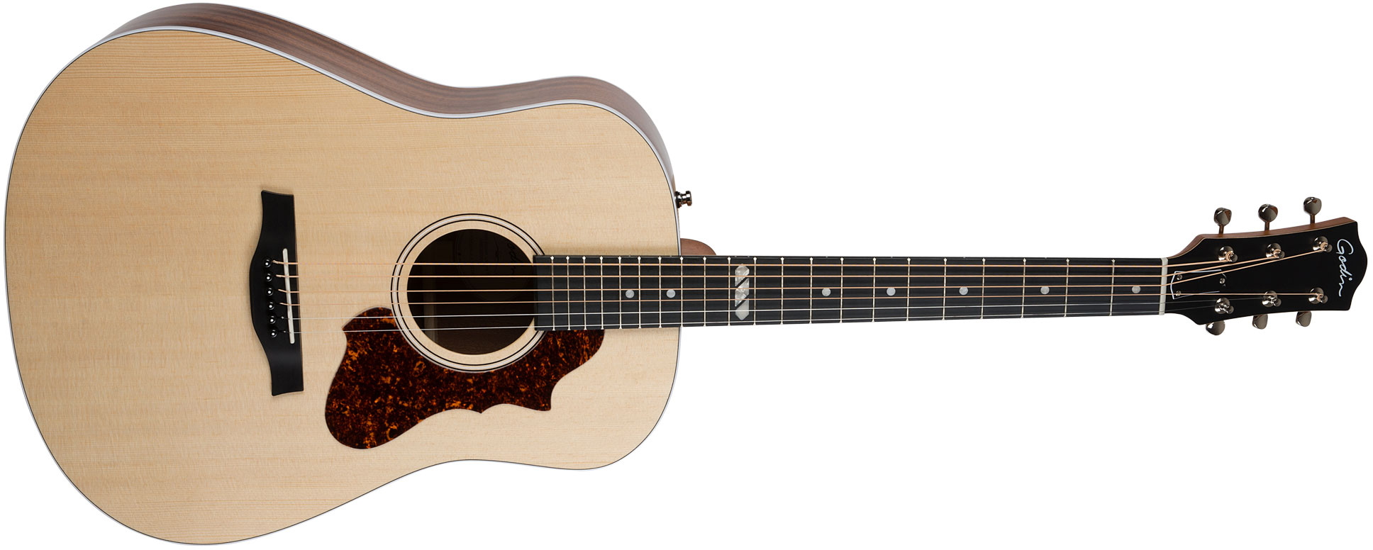 Godin Metropolis Classic Lr Baggs Dreadnought Epicea Acajou Ric - Natural Semi-gloss - Guitare Acoustique - Variation 1