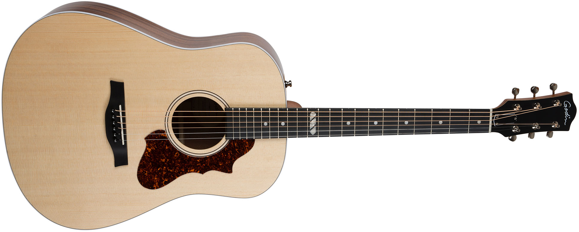 Godin Metropolis Classic Lr Baggs Dreadnought Epicea Acajou Ric - Natural Semi-gloss - Guitare Acoustique - Variation 1