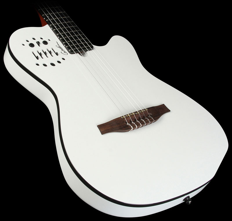 Godin Multiac Nylon Acs Sa Synth Access +housse - White - Guitare Classique Format 4/4 - Variation 3