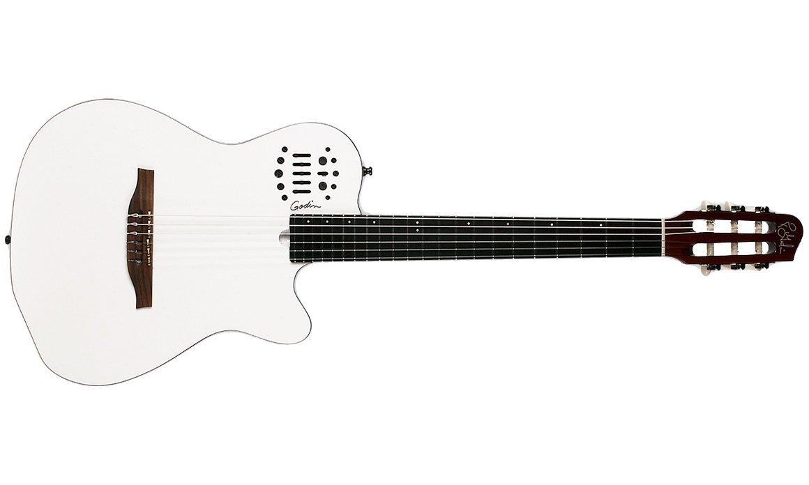 Godin Multiac Nylon Acs Sa Synth Access +housse - White - Guitare Classique Format 4/4 - Variation 1