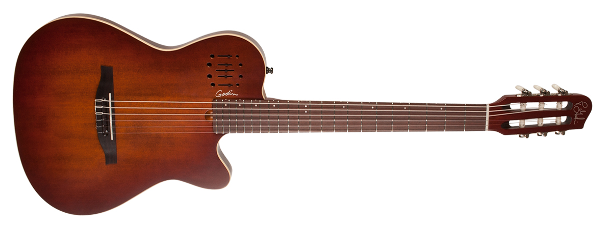 Godin Multiac Nylon Encore +housse - Burnt Umber - Guitare Classique Format 4/4 - Variation 1