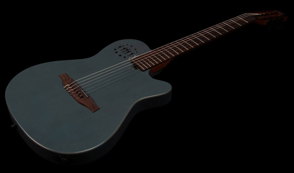 Godin Multiac Nylon Mundial Cw Cedre Acajou Rw - Arctik Blue - Guitare Acoustique - Variation 2