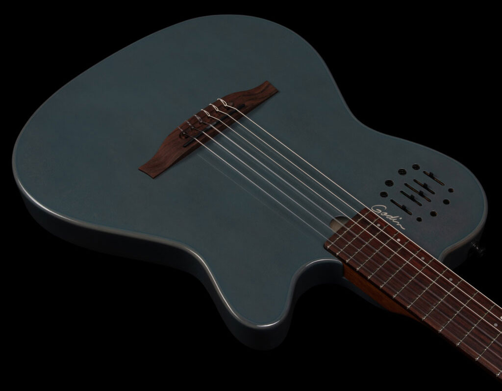 Godin Multiac Nylon Mundial Cw Cedre Acajou Rw - Arctik Blue - Guitare Acoustique - Variation 3