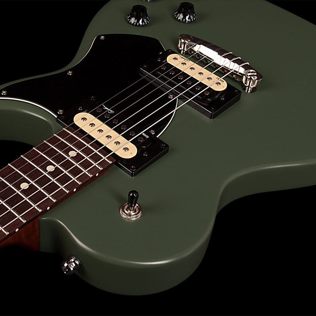 Godin Summit Classic Sg Hh Ht Rw +housse - Matte Green - Guitare Électrique Single Cut - Variation 3