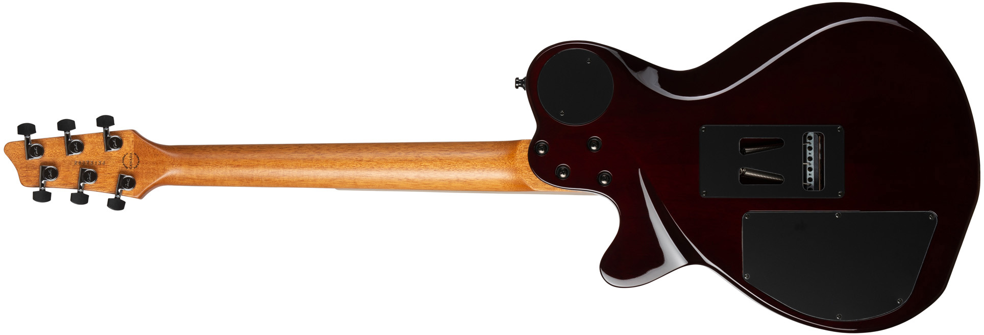 Godin Xtsa Hsh Piezo Midi Trem Ric - Lightburst Flame - Guitare Électrique ModÉlisation & Midi - Variation 1