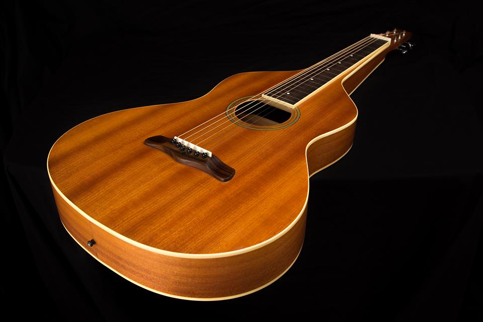 Gold Tone Gt-weissenborn Hawaiian Style Slide Guitar +housse - Natural - Lap Steel - Variation 1