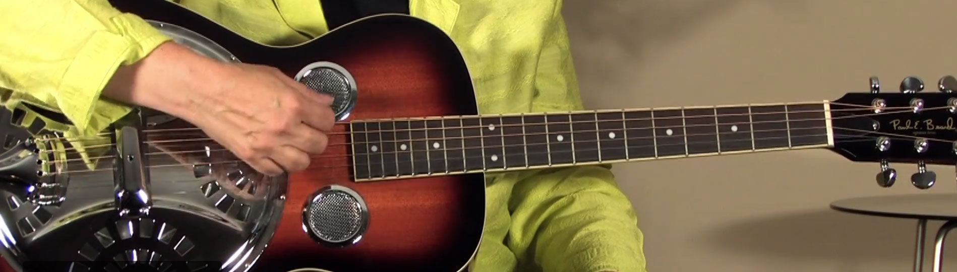 Gold Tone Paul Beard Pbr Roundneck Resonator Guitar Tout Acajou +etui - Sunburst - Dobro Resonateur - Variation 1