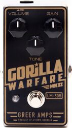 Pédale overdrive / distortion / fuzz Greer amps Gorilla Warfare MKII Distortion