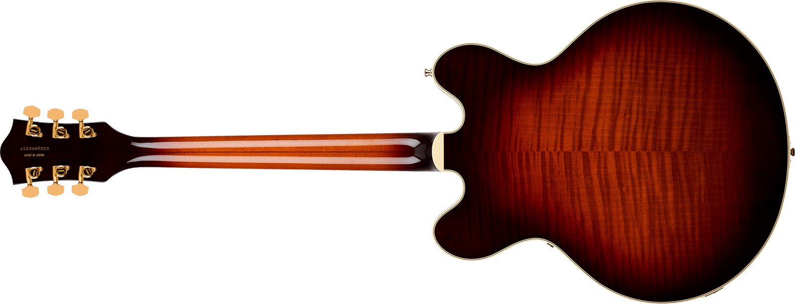 Gretsch Broadkaster Lx Center Block Dc Bigsby Gh Pro. Jap 2h Trem Eb - Havana Burst - Guitare Électrique 1/2 Caisse - Variation 1