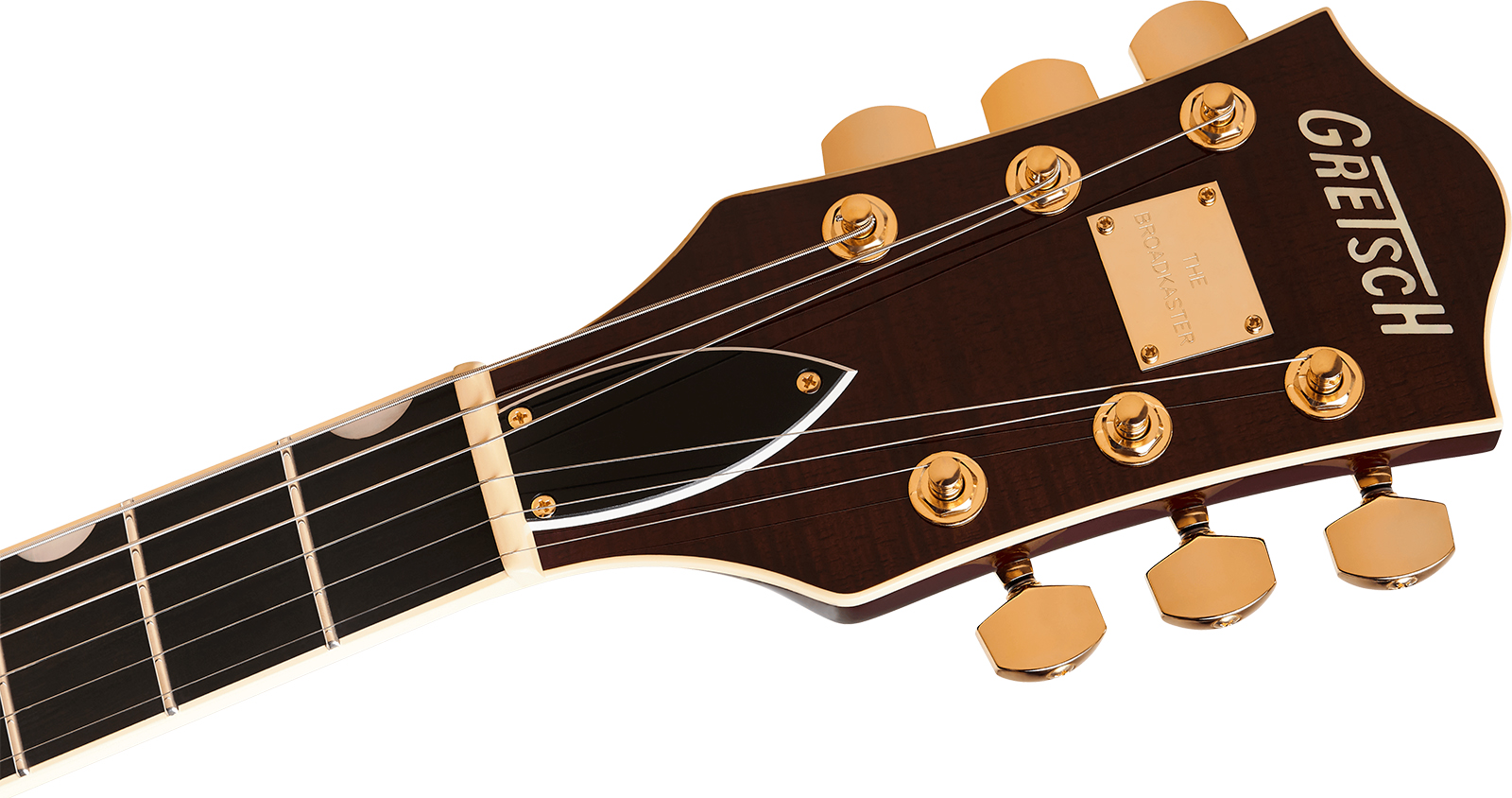 Gretsch Broadkaster Lx Center Block Dc Bigsby Gh Pro. Jap 2h Trem Eb - Havana Burst - Guitare Électrique 1/2 Caisse - Variation 3