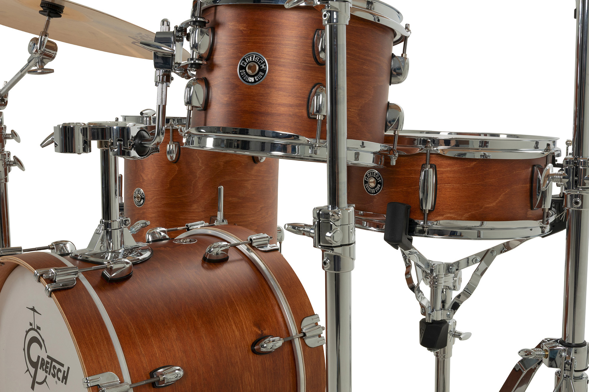Gretsch Catalina Club - 4 FÛts - Satin Walnut Glaze - Batterie Acoustique Studio - Variation 4