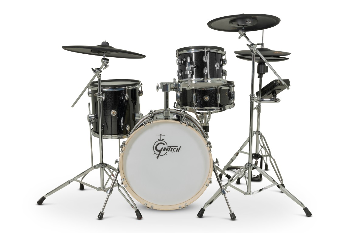 Gretsch Catalina Evo 4 Pc Kit Black Sparkle - Kit Batterie Électronique - Variation 1