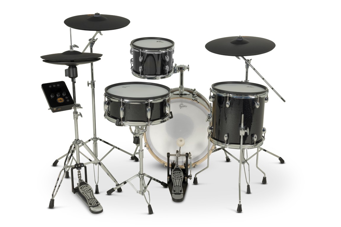 Gretsch Catalina Evo 4 Pc Kit Black Sparkle - Kit Batterie Électronique - Variation 3