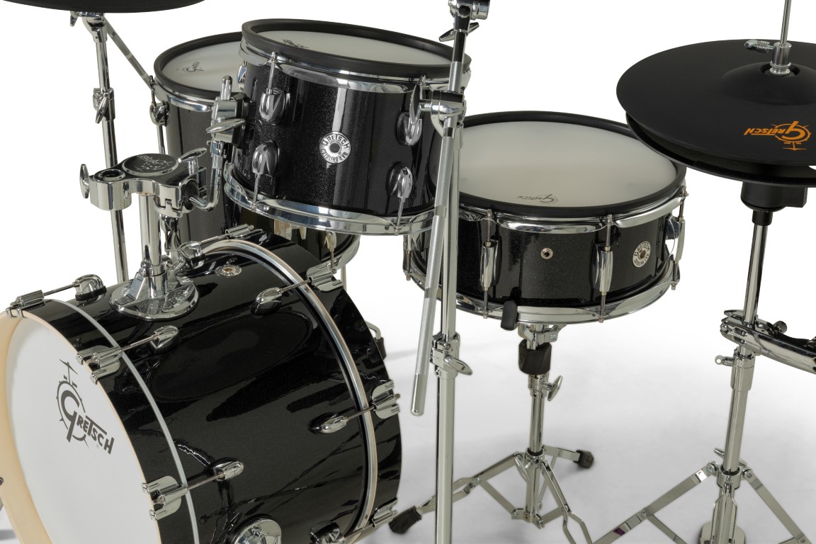 Gretsch Catalina Evo 4 Pc Kit Black Sparkle - Kit Batterie Électronique - Variation 4
