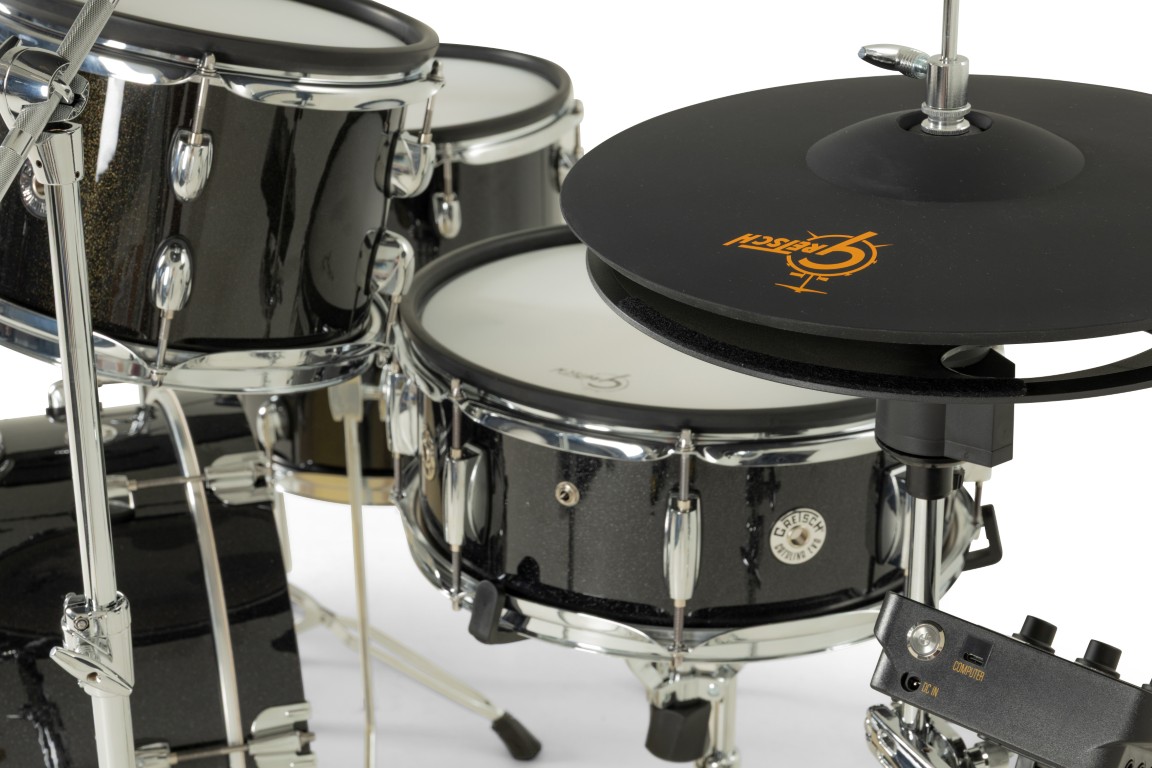 Gretsch Catalina Evo 4 Pc Kit Black Sparkle - Kit Batterie Électronique - Variation 6