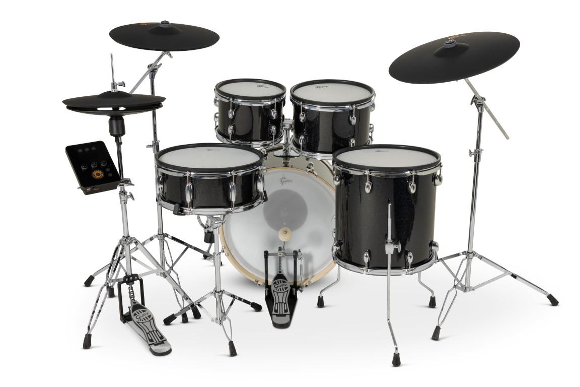 Gretsch Catalina Evo 5 Pc Kit Black Sparkle - Kit Batterie Électronique - Variation 15