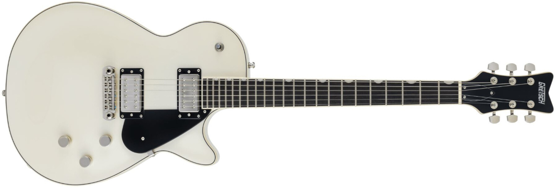 Gretsch Electromatic Premier Jet 2h Ht Eb - 18/03 - Vintage Pearl - Guitare Électrique Single Cut - Main picture