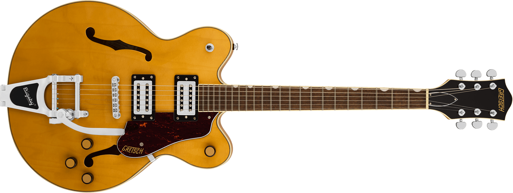 Gretsch G2622t Center Block Dc Bigsby Streamliner 2h Trem Lau - Village Amber - Guitare Électrique 1/2 Caisse - Main picture